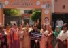 जिलाध्यक्ष हर्षिनी के नेतृत्व में जन आक्रोश महिला सम्मेलन में जयपुर पहुंचे भाजपा कार्यकर्ता